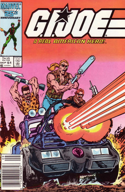 G.I. Joe, A Real American Hero #51 [Newsstand]-Very Fine (7.5 – 9)