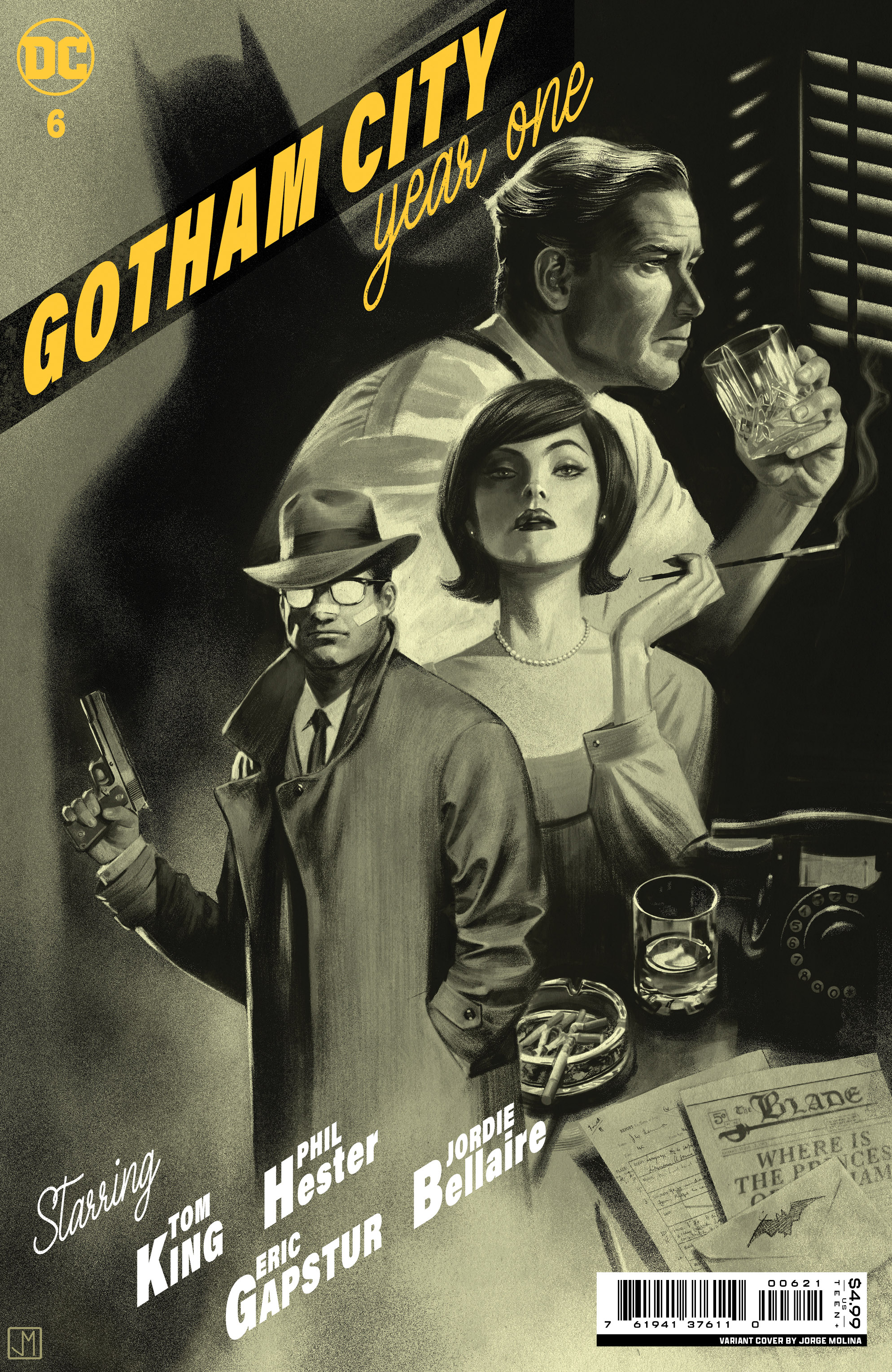 Gotham City Year One #6 Cover B Jorge Molina Variant (Of 6)