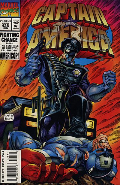 Captain America #428 [Direct Edition] - Vf/Nm 9.0