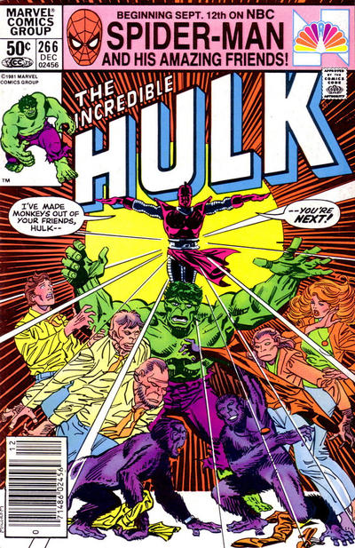 Incredible Hulk #266 [Newsstand]-Very Fine (7.5 – 9)