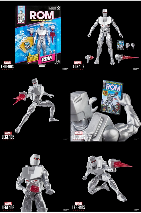 *Pre-Order* Marvel Legends Rom: Spaceknight With Rom: Spaceknight #1 (1979) Comic Accessory