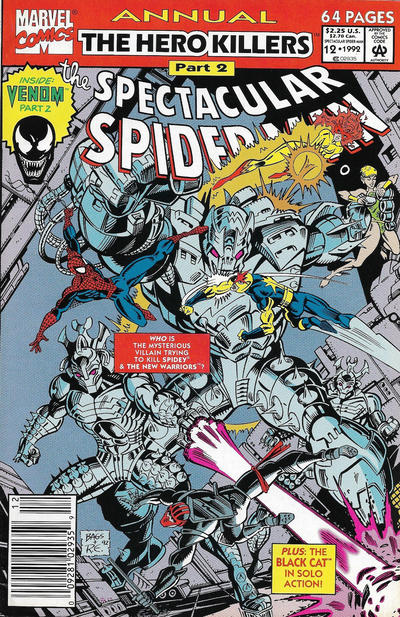 The Spectacular Spider-Man Annual #12 [Newsstand]-Very Good (3.5 – 5)