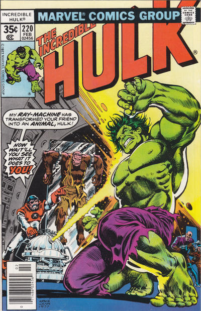 Incredible Hulk #220-Very Fine (7.5 – 9)