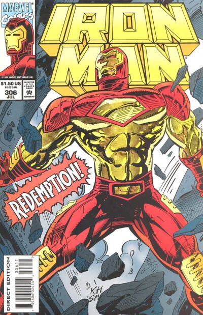 Iron Man #306 [Direct]-Very Fine (7.5 – 9)