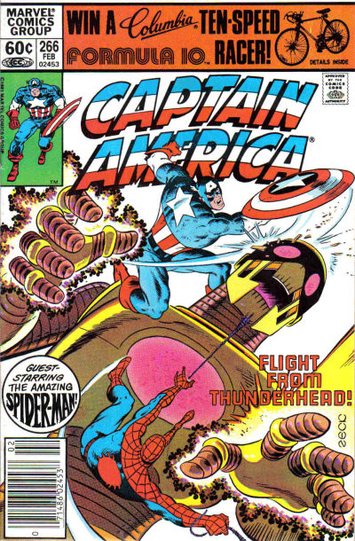 Captain America #266 [Newsstand]-Fine (5.5 – 7)