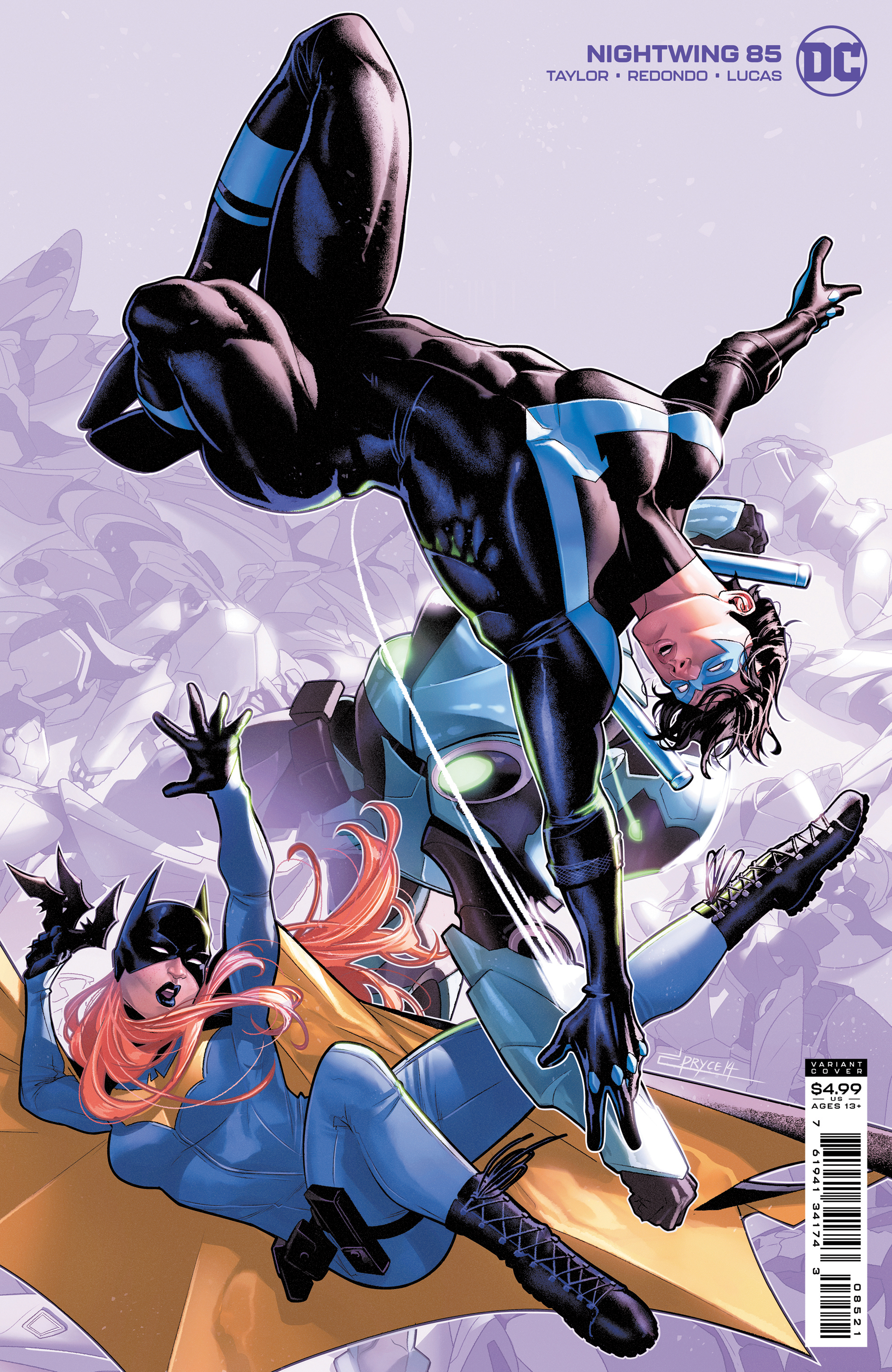 Nightwing #85 Cover B Jamal Campbell Card Stock Variant (Fear State) (2016)