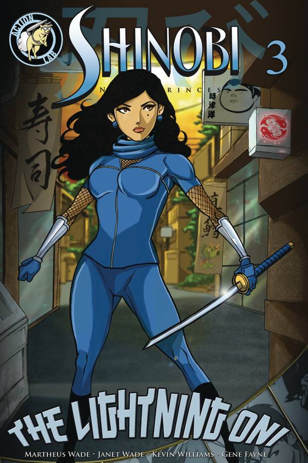 Lightning Ninja Girl's Costume