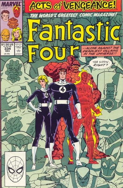 Fantastic Four #334 [Direct] - Fn/Vf