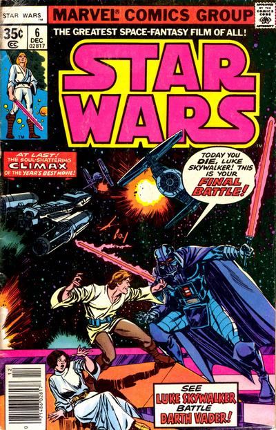 Star Wars #6 [Regular Edition](1977)-Very Fine (7.5 – 9)