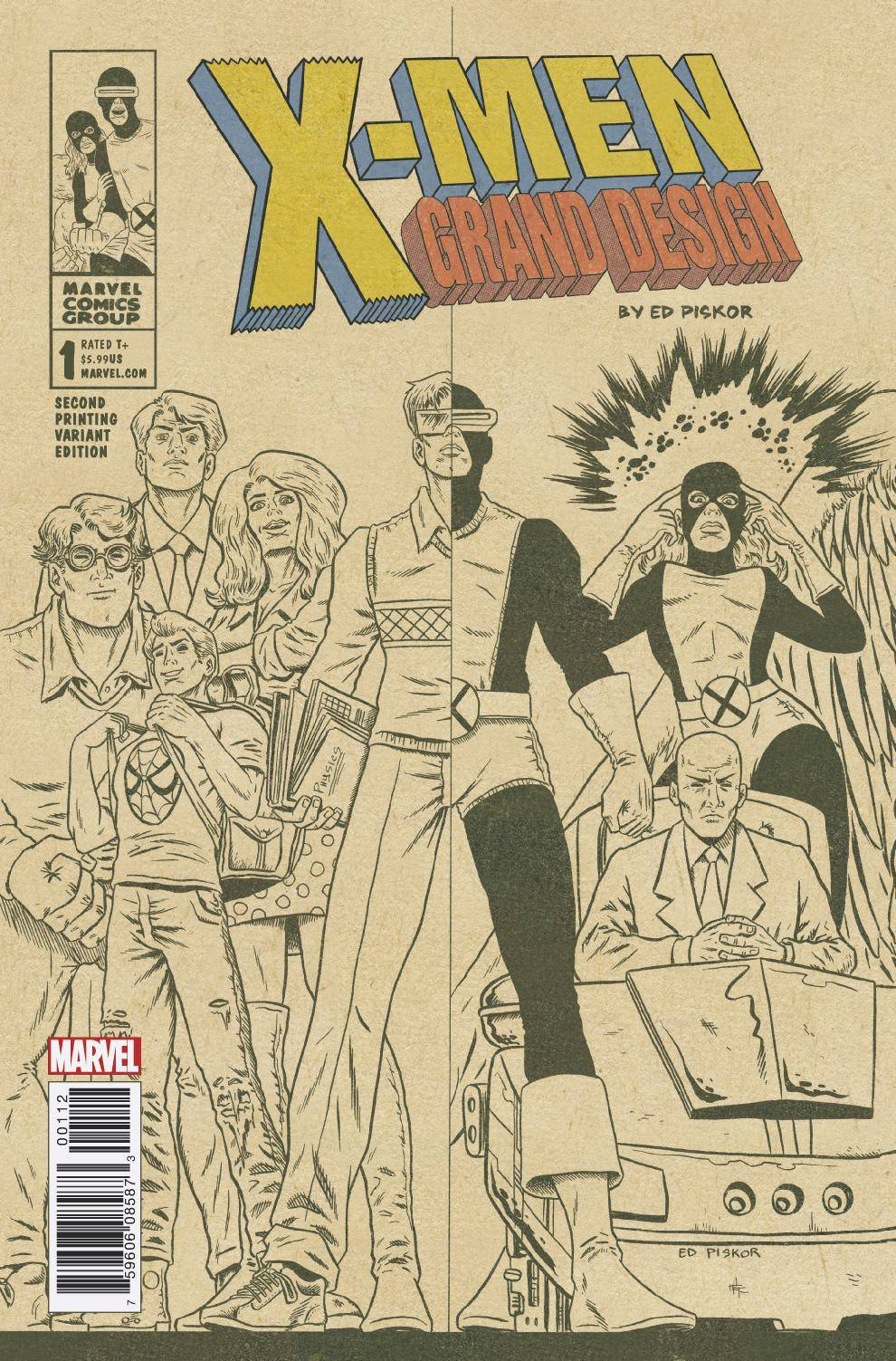 X-Men Grand Design #1 2nd Printing Piskor Variant (Of 2)