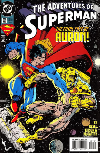 Adventures of Superman #509 [Direct Sales]-Very Fine (7.5 – 9)