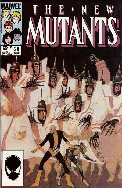 The New Mutants #28 [Direct]-Very Fine (7.5 – 9)