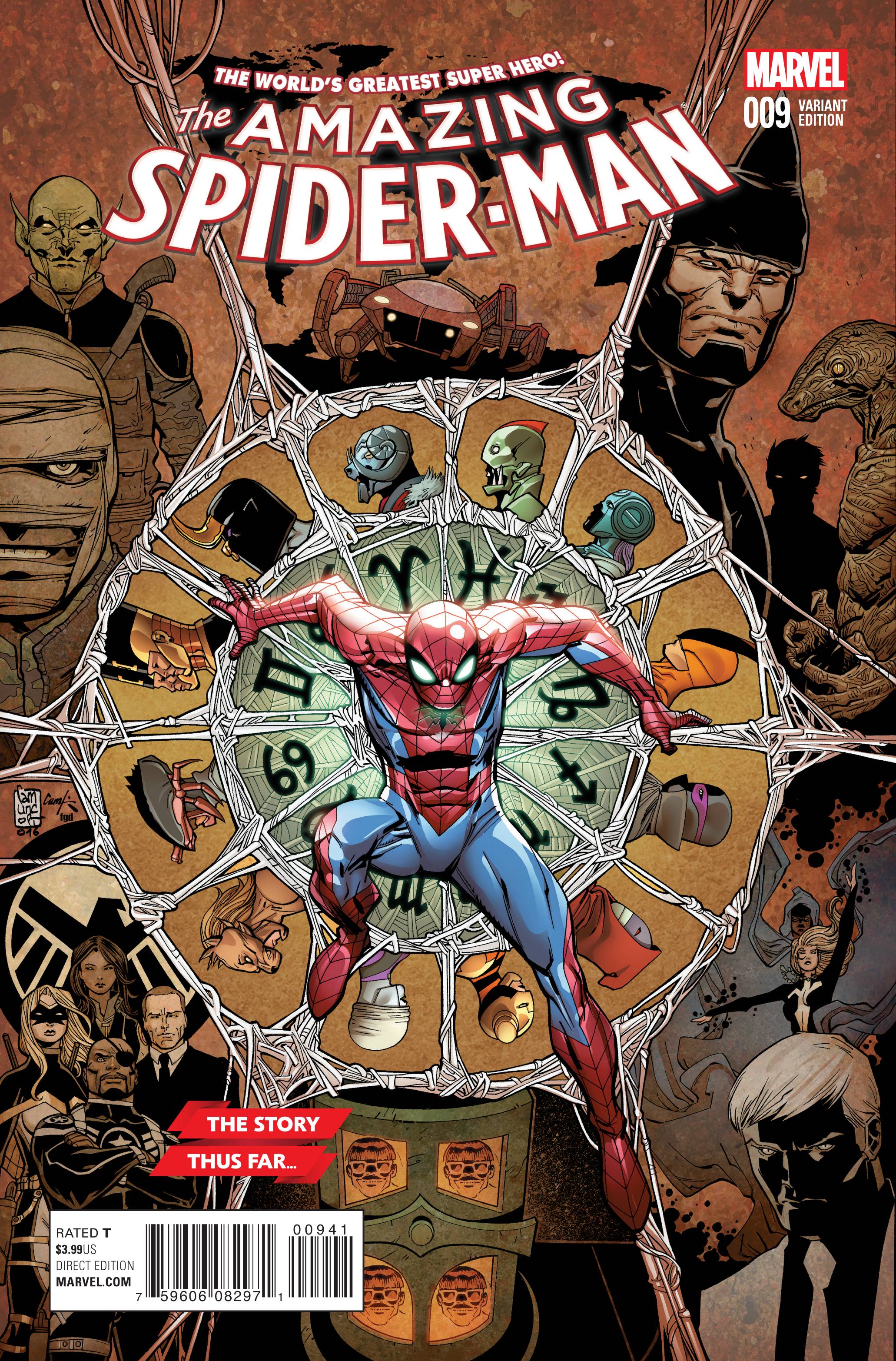 Amazing Spider-Man #9 (Artist Story Thus Far Variant) (2015)