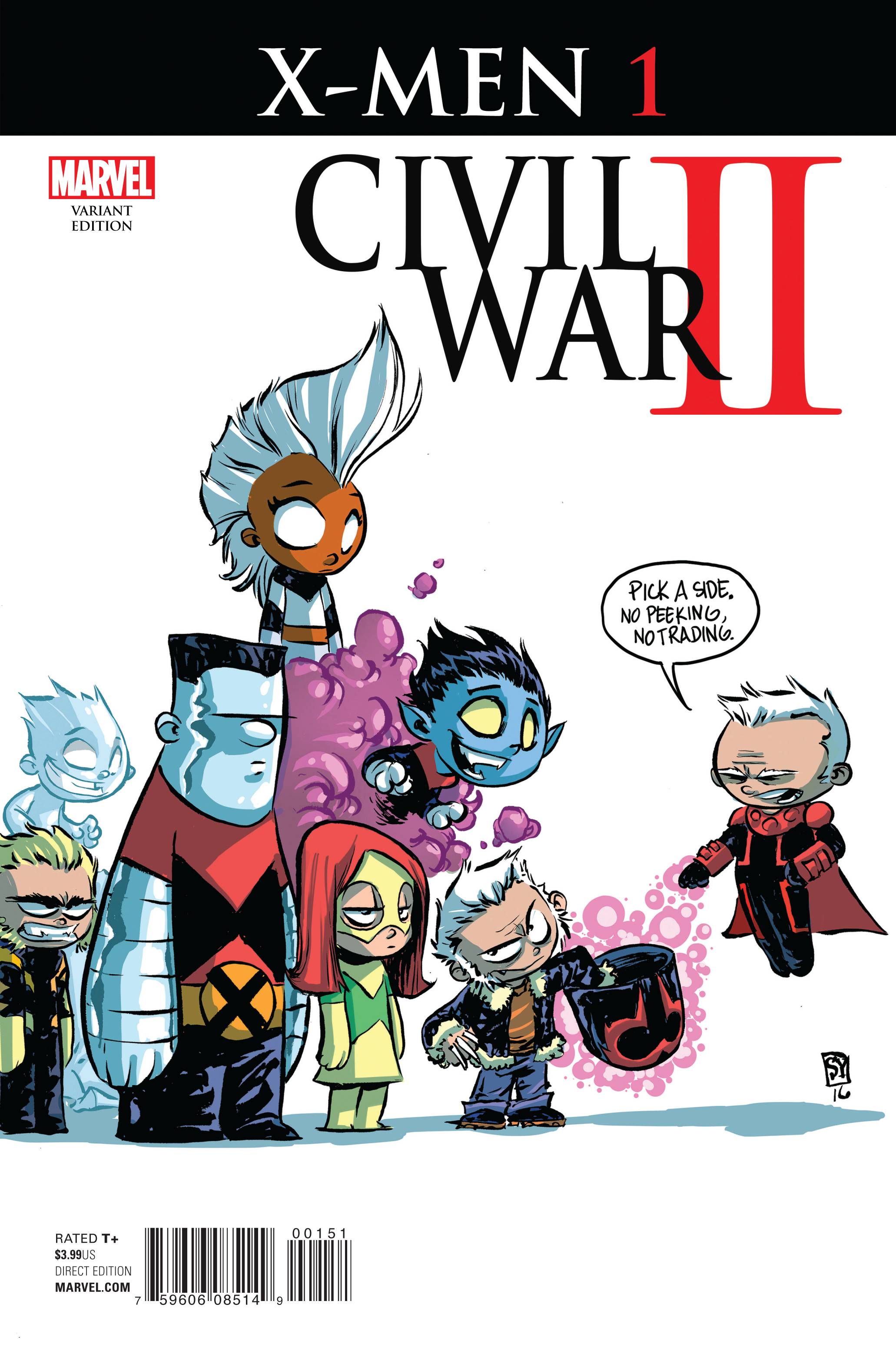 Civil War II X-Men #1 Young Variant