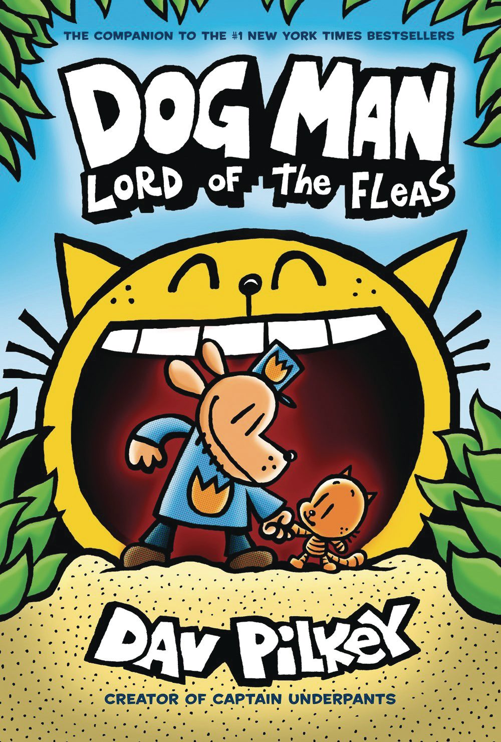 Dog Man Hardcover Graphic Novel Volume 5 Lord of the Fleas (2021 Printing)