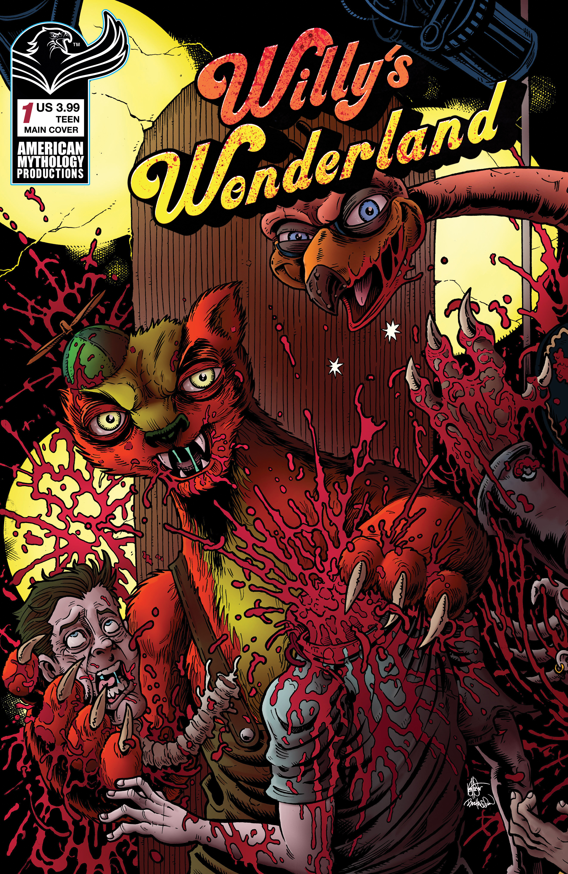 Willy's Wonderland Prequel #1 Cover A Hasson & Haeser
