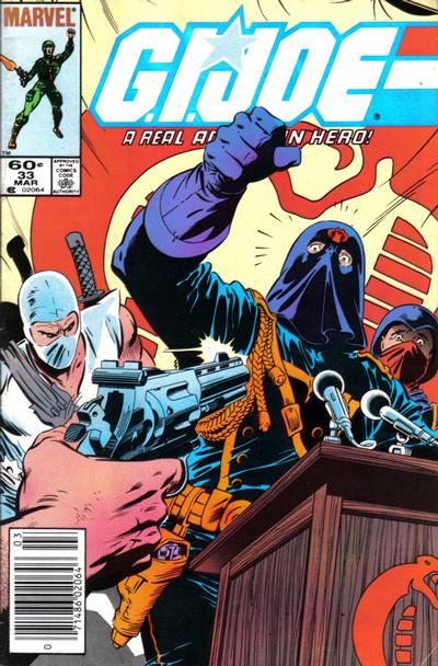 G.I. Joe, A Real American Hero #33 [Newsstand]-Very Fine (7.5 – 9)