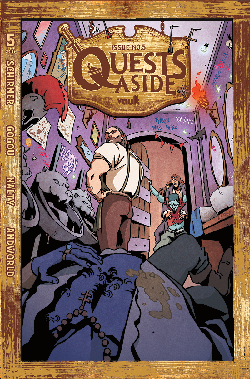 Quests Aside #5 Cover A Elena Gogou