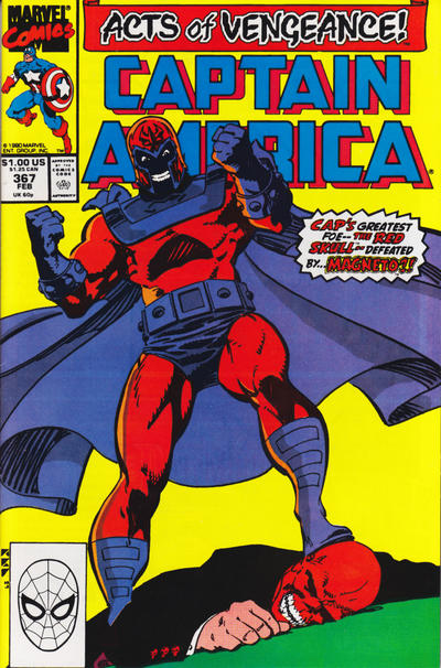 Captain America #367 [Direct] - Vf- 7.5