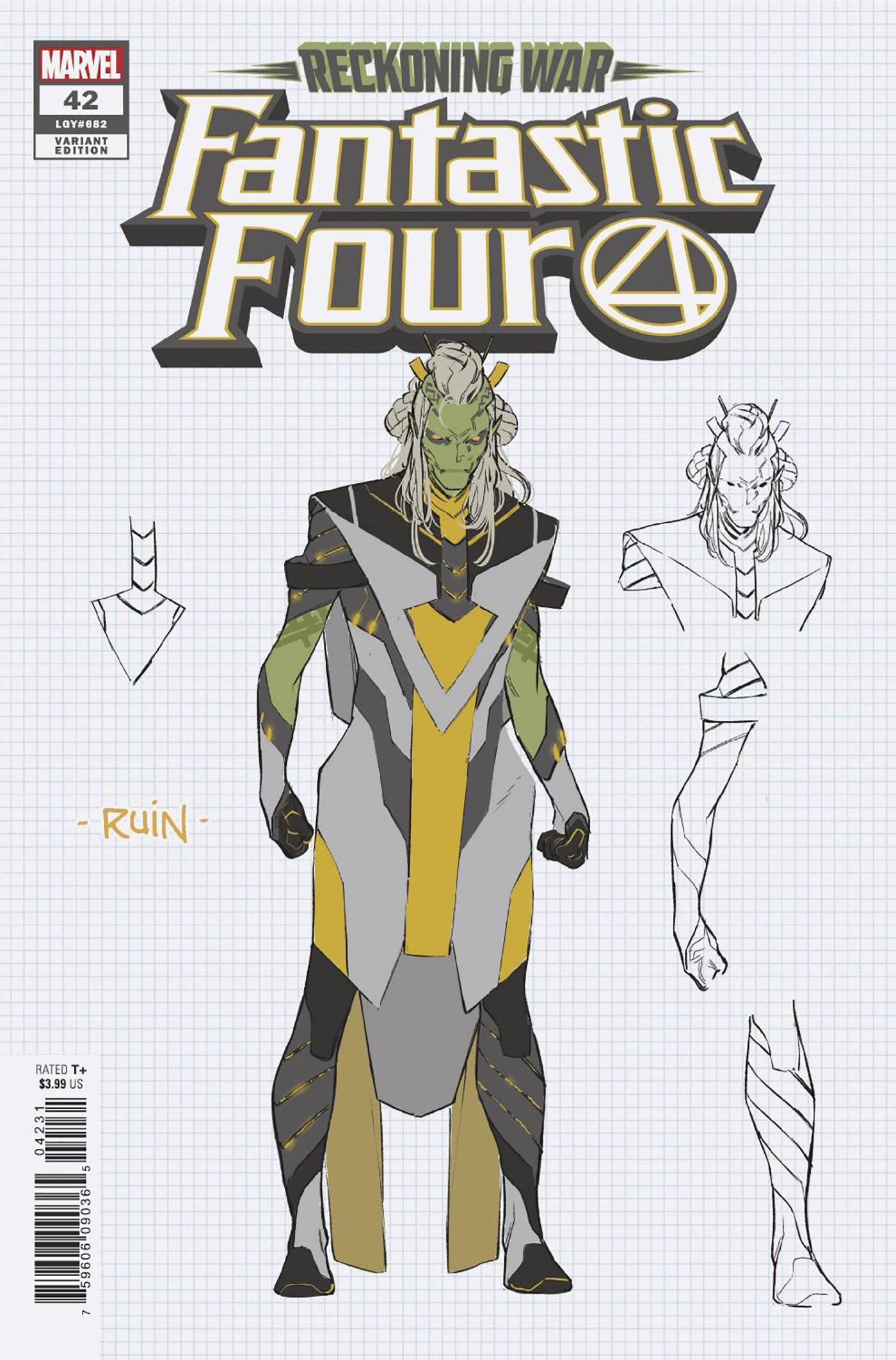 Fantastic Four #42 Silva Concept Art Variant (2018)