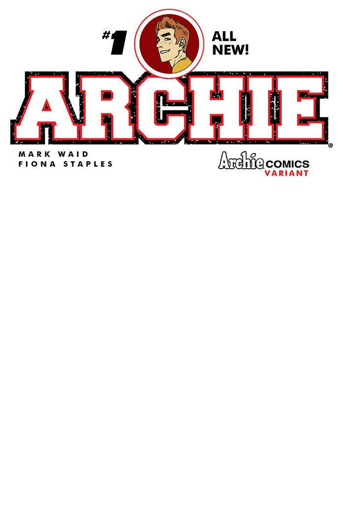 Archie #1 Blank Sketch Cover (2015)