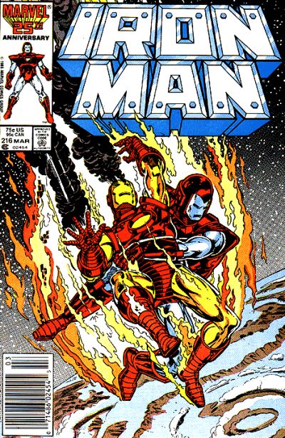 Iron Man #216 [Newsstand] - Fn-