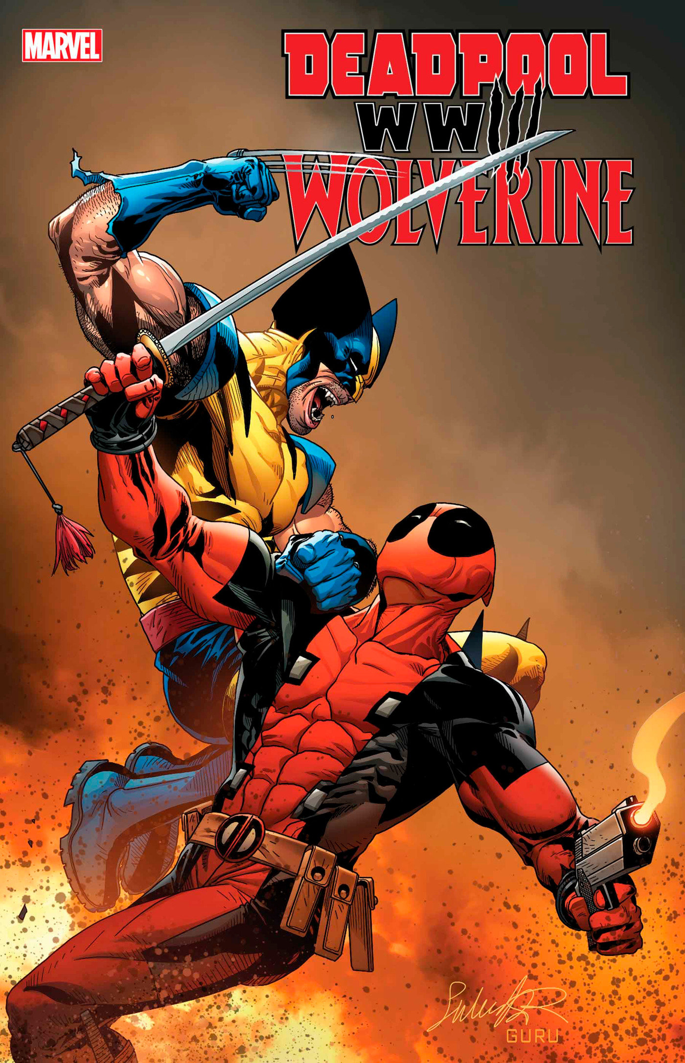 Deadpool Wolverine: WWIII #2 Salvador Larroca Variant 1 for 25 Incentive