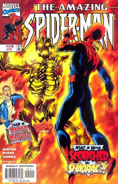 The Amazing Spider-Man #2 [Direct Edition - 50/50 - John Byrne Cover]-Fine 