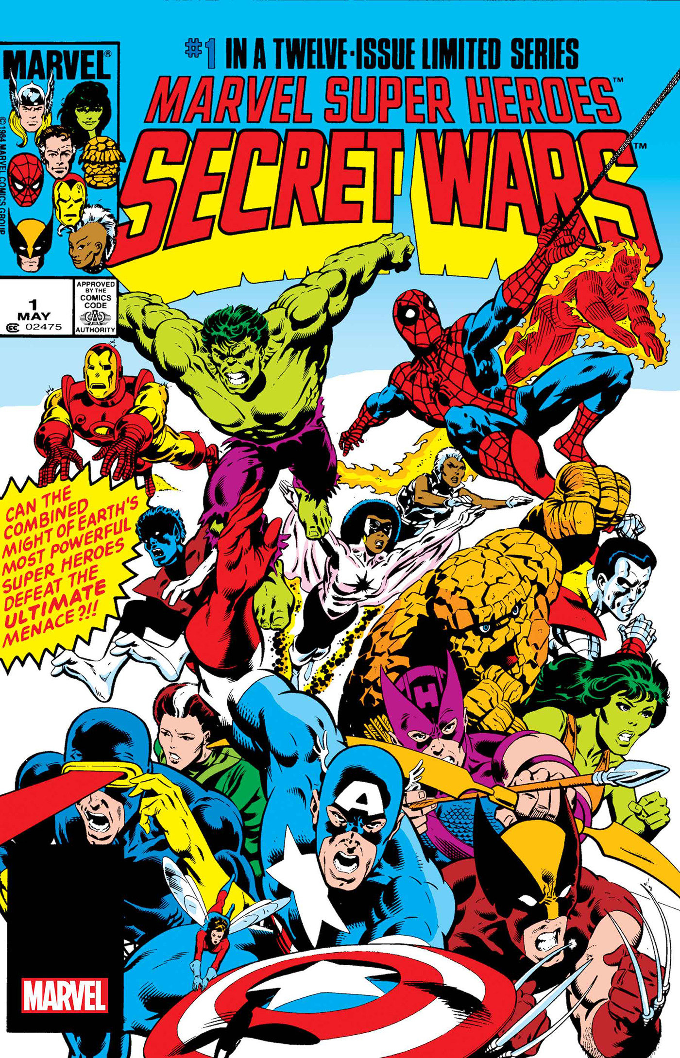 Marvel Super Heroes Secret Wars Facsimile #1 Foil Variant