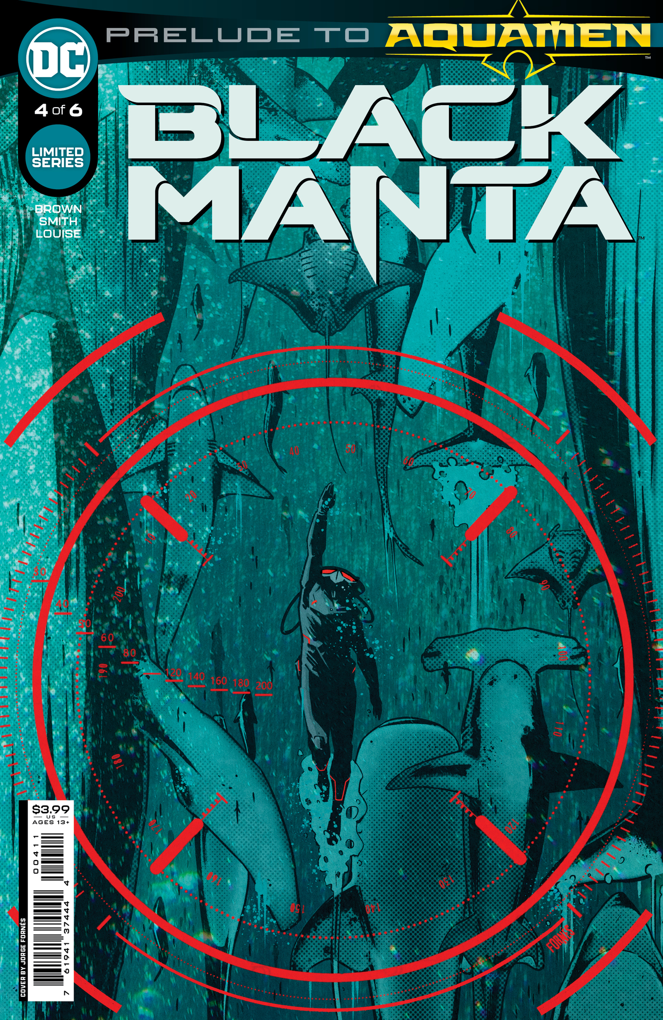 Black Manta #4 Cover A Jorge Fornes (Of 6)