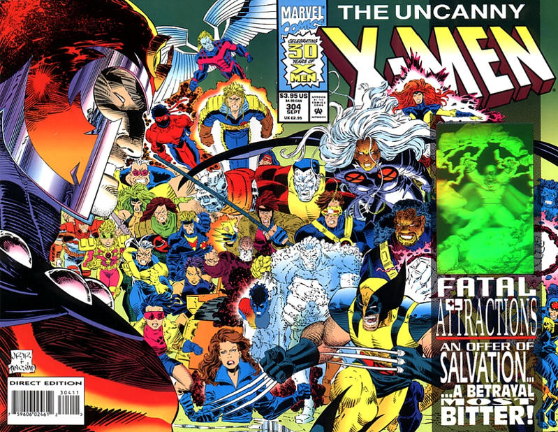 The Uncanny X-Men #304 [Direct Edition]-Fine (5.5 – 7)