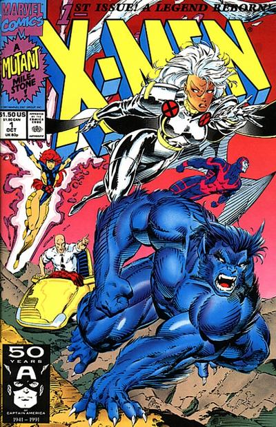 X-Men #1 [Cover A]-Very Fine (7.5 – 9) [1St App. of The Blue And Gold Teams]