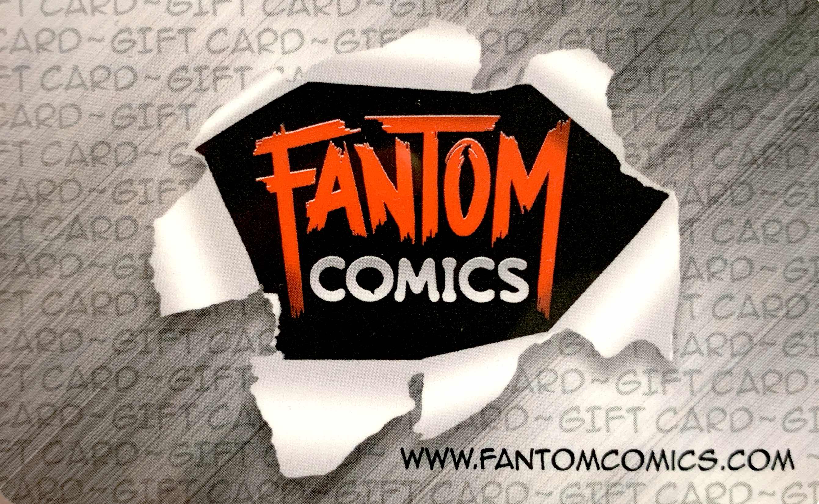 $25 Fantom Comics Gift Card - Physical