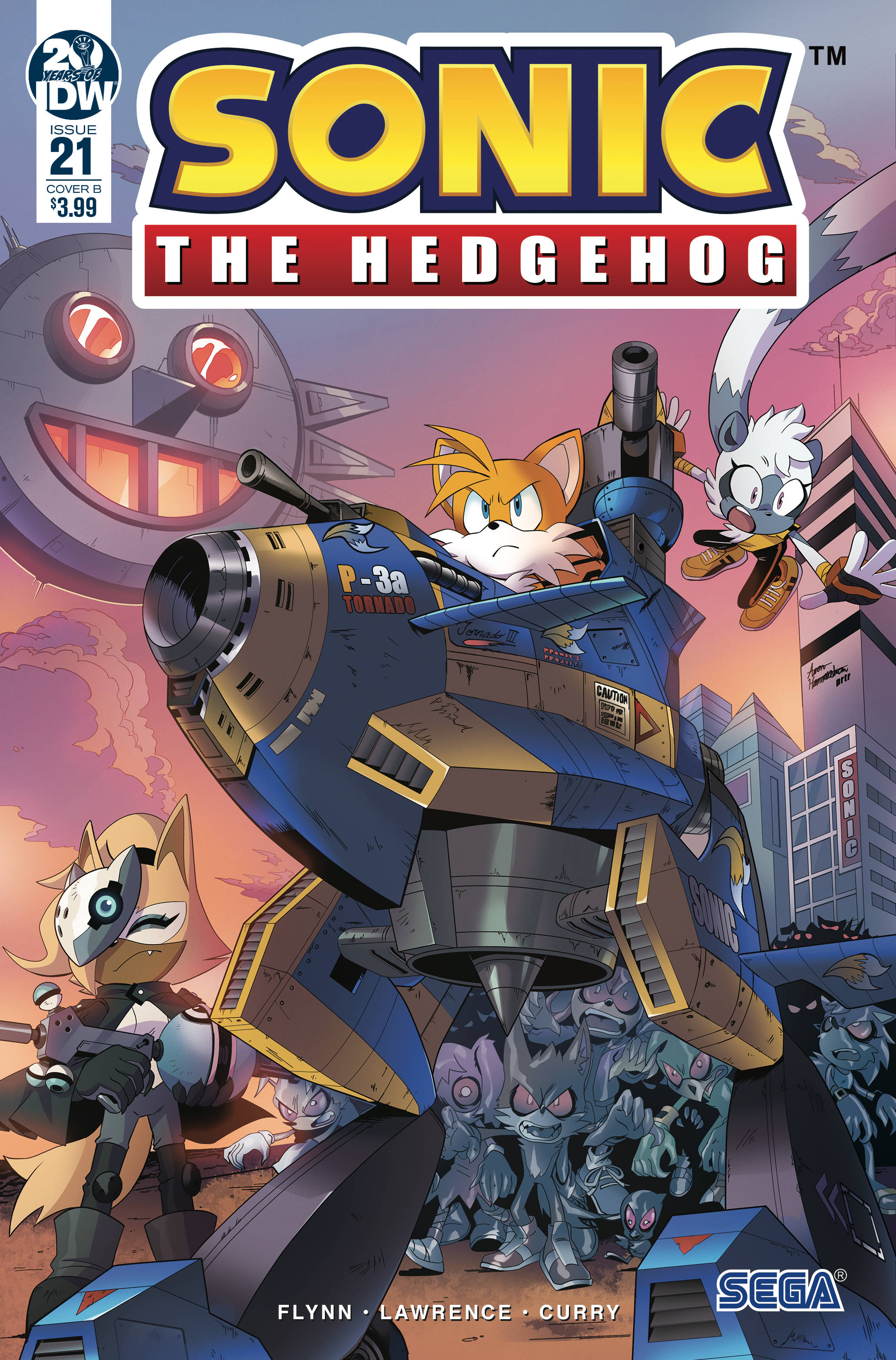 Sonic the Hedgehog #21 Cover B Peppers