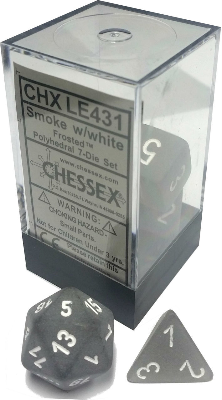 DICE 7-set: CHXLE431 Frosted Smoke White Set (7)