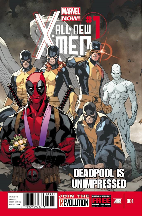 All New X-Men #1 Unimpressed Deadpool Now Variant