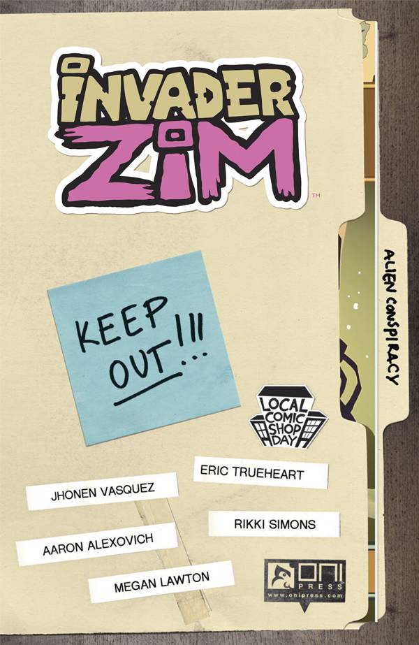 Local Comic Shop Day 2016 Invader Zim #0