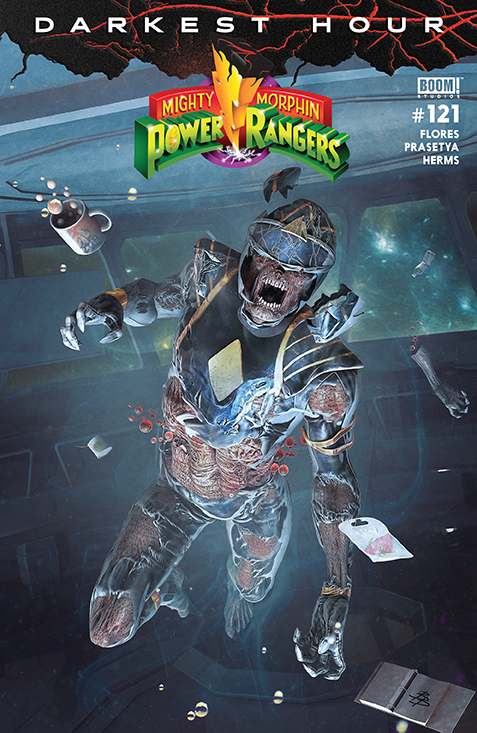 Mighty Morphin Power Rangers #121 Cover B Dark Grid Barends