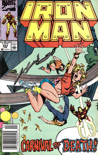 Iron Man #253 [Newsstand]-Near Mint (9.2 - 9.8)