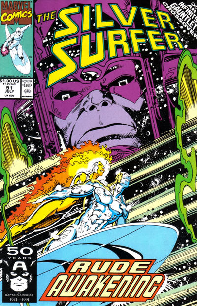 Silver Surfer #51 [Direct] - Vf-