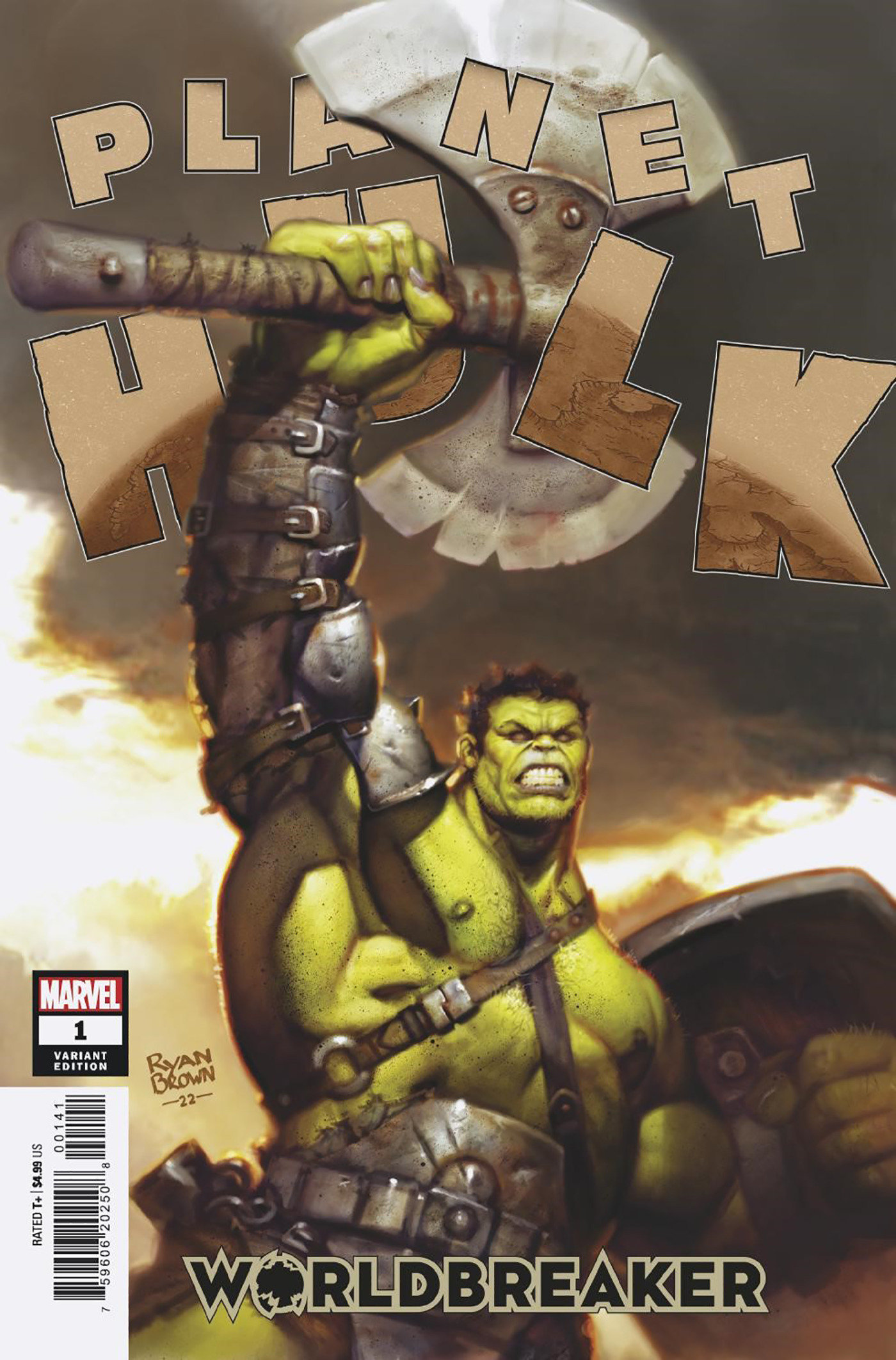 Planet Hulk Worldbreaker #1 1 for 50 Incentive Brown Variant (Of 5)