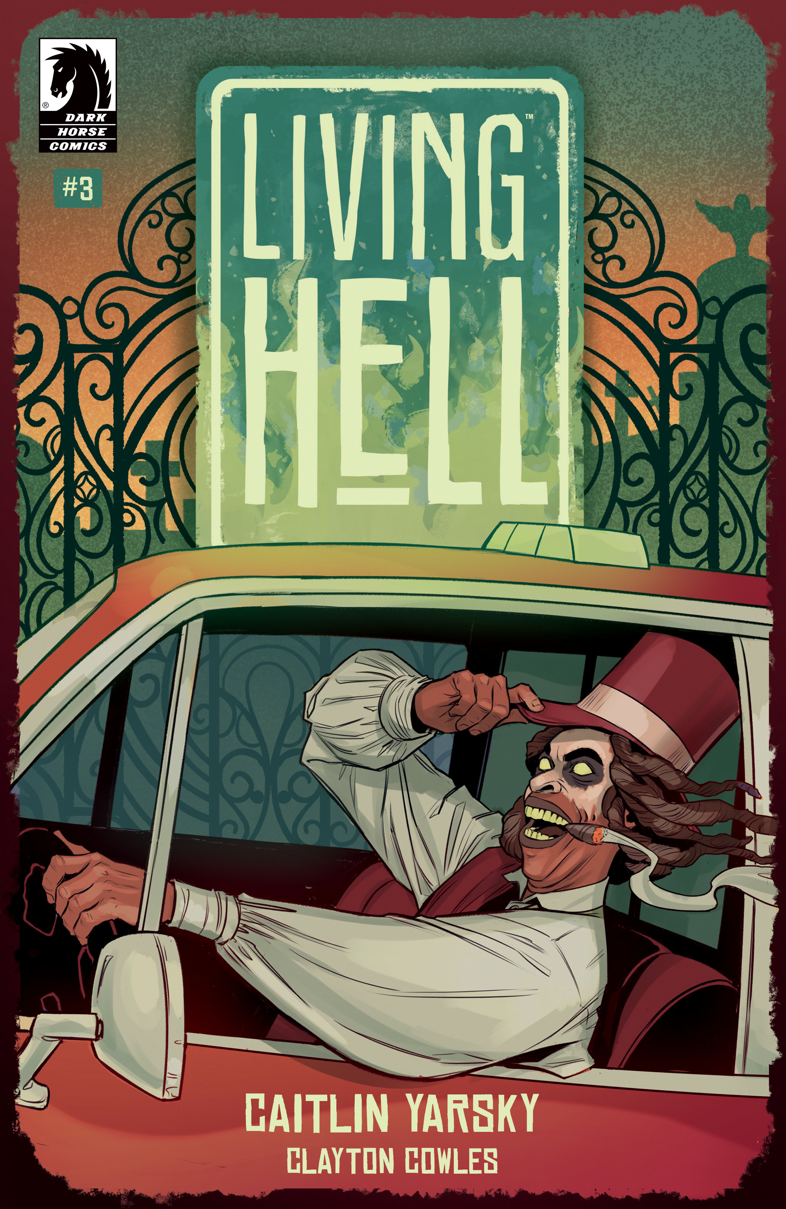 Living Hell #3 Cover A (Caitlin Yarsky)