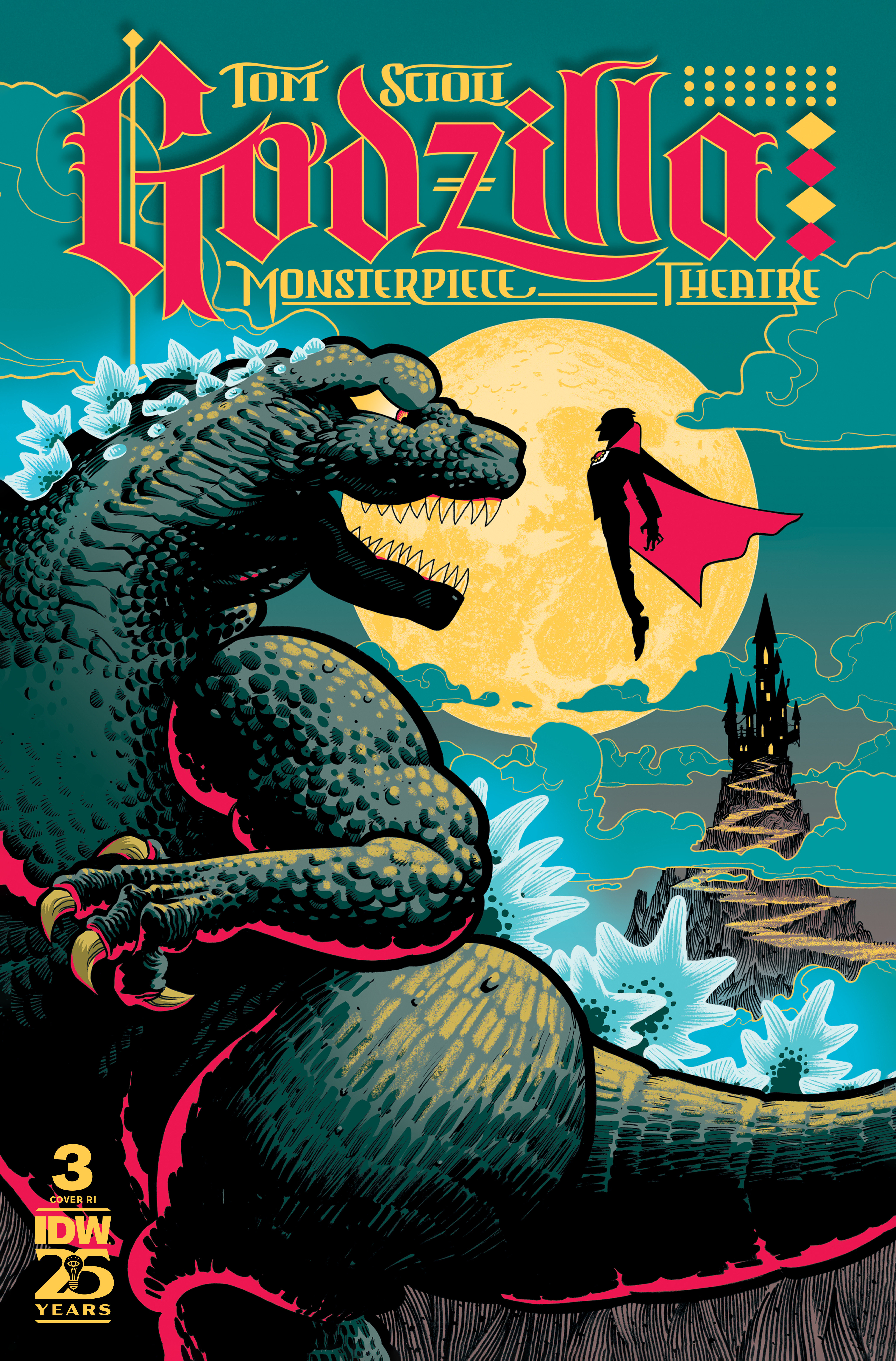 Godzilla's Monsterpiece Theatre #3 Cover J. Gonzo 1 for 10 Variant