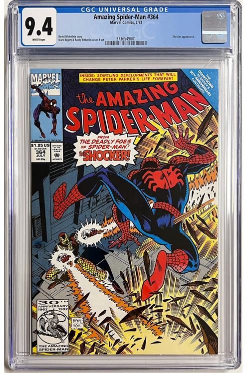 Amazing Spider-Man #364 Cgc 9.4
