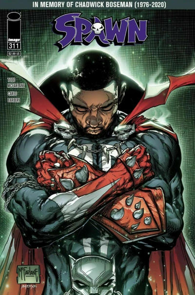 Spawn #311 [Chadwick Boseman Tribute - Todd Mcfarlane Cover]-Near Mint (9.2 - 9.8)