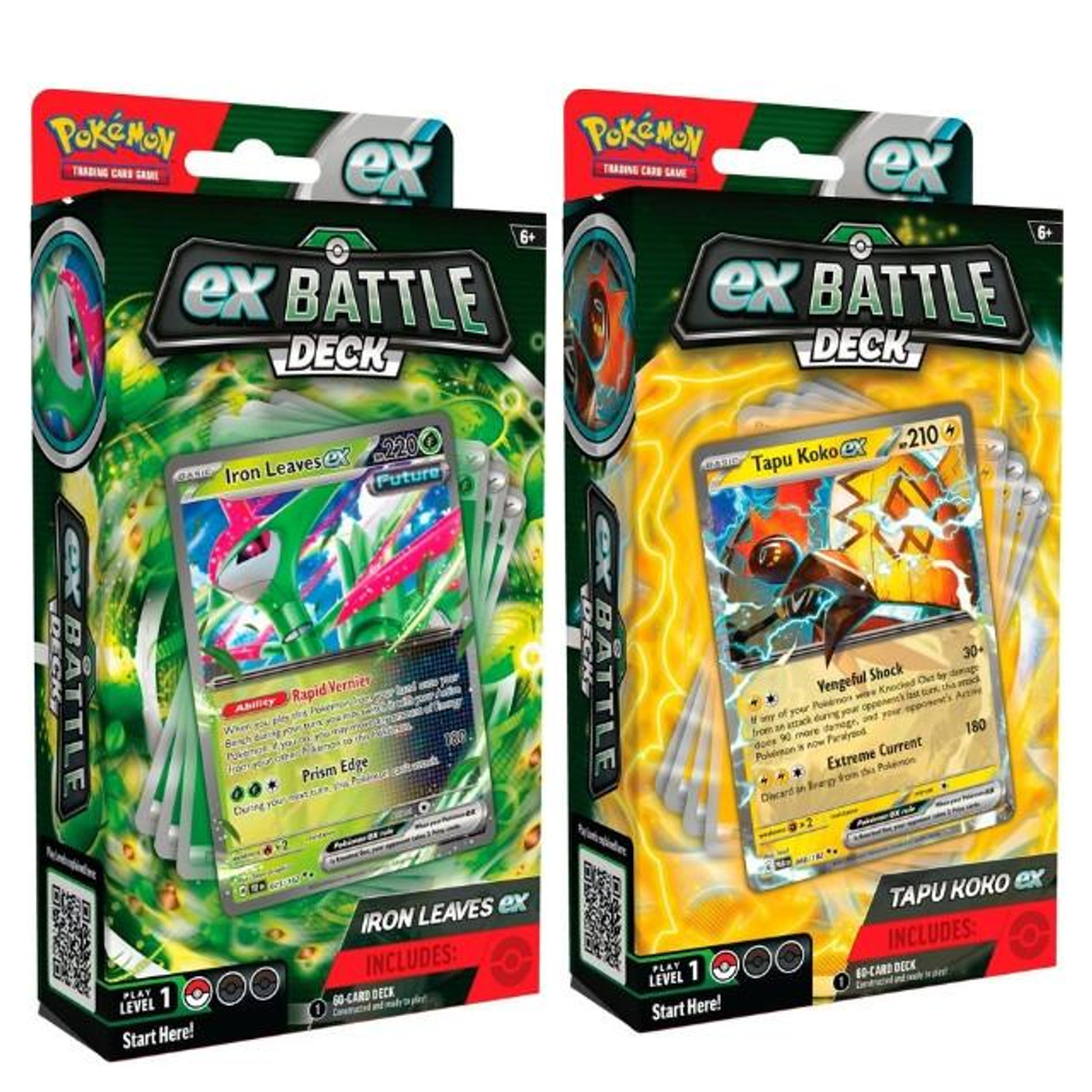 Pokemon TCG: Tapu Koko ex / Iron Leaves ex Battle Deck