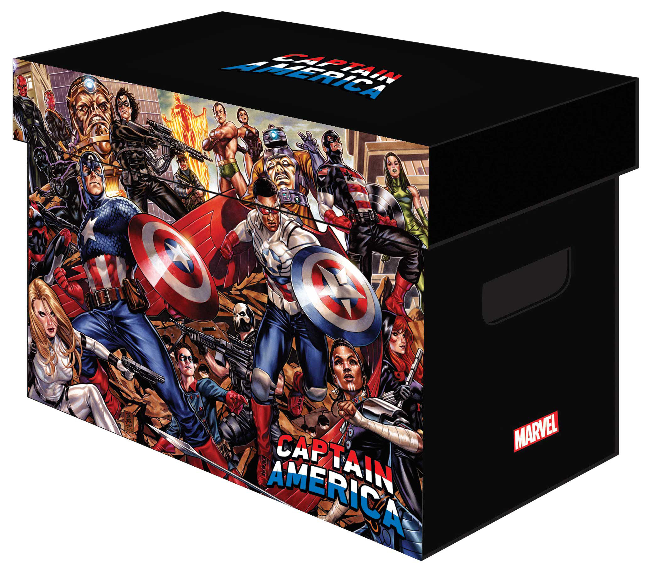 Marvel Graphic Comic Boxes Captain America