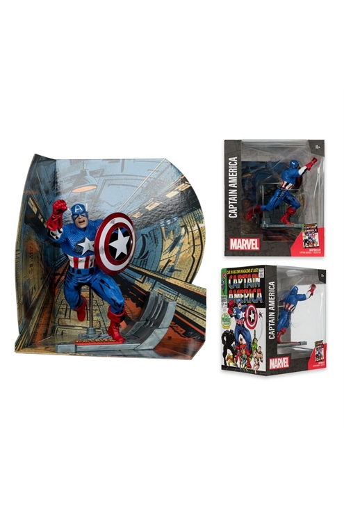 Marvel Posed PVC Statue 1/10 Captain America (Captain America #100)