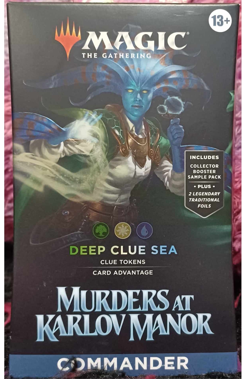 Magic The Gathering Tcg: Murders At Karlov Manor Commander Deck - Deep Clue Sea [G,W,Bu]