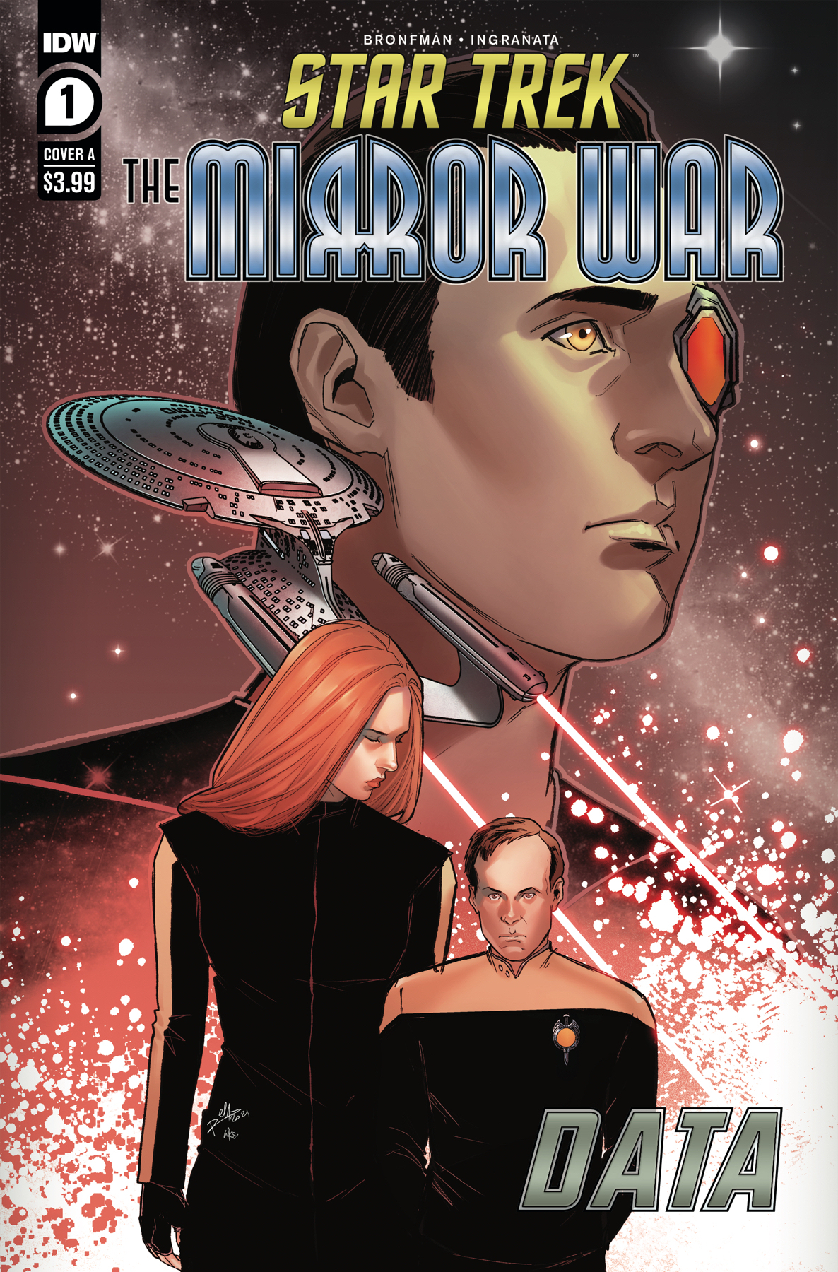 Star Trek Mirror War Data #1 Cover A Ingranata